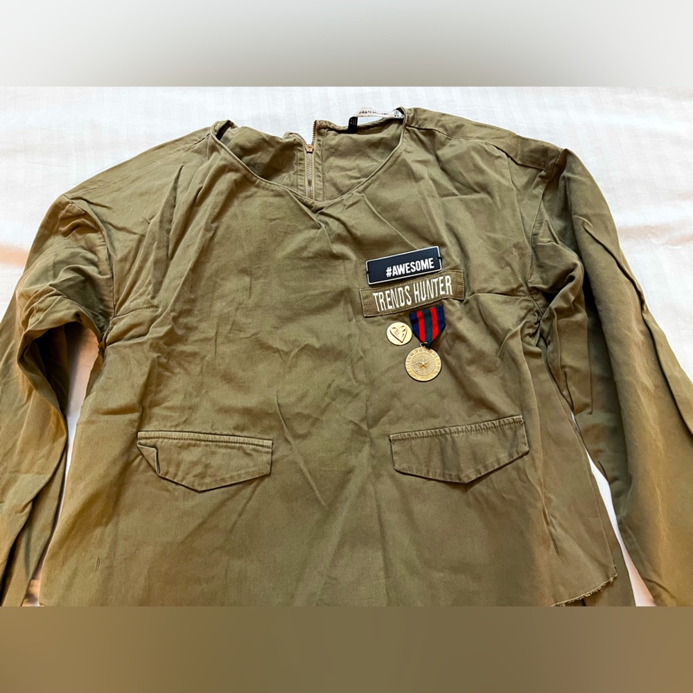 Zara Oversized Military Top - Picture 8 of 8